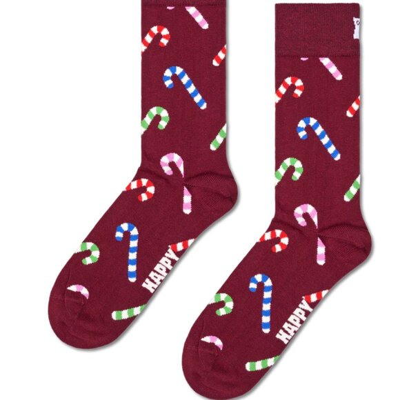Happy Socks Trending Holiday Socks Gifts Christmas Tree Candy Cane 5.5 - 9.5 - Picture 4 of 7